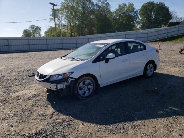 HONDA CIVIC LX 2013 with VIN 19XFB2F51DE043066 - Photo from auction