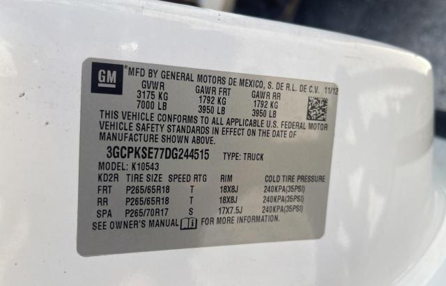 Photo 10 from auction – 2013 CHEVROLET SILVERADO with VIN 3GCPKSE77DG244515