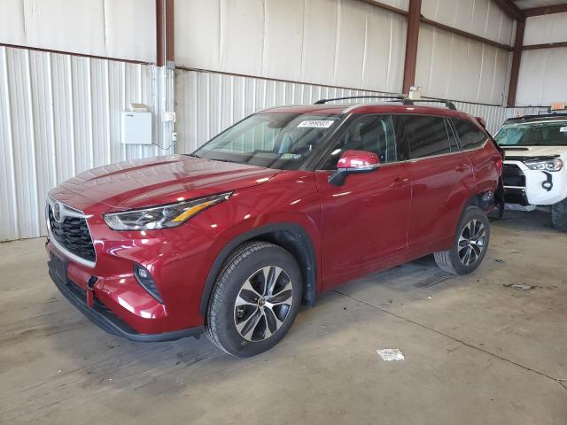 TOYOTA HIGHLANDER 2022 with VIN 5TDGZRBH6NS245241 - Photo from auction