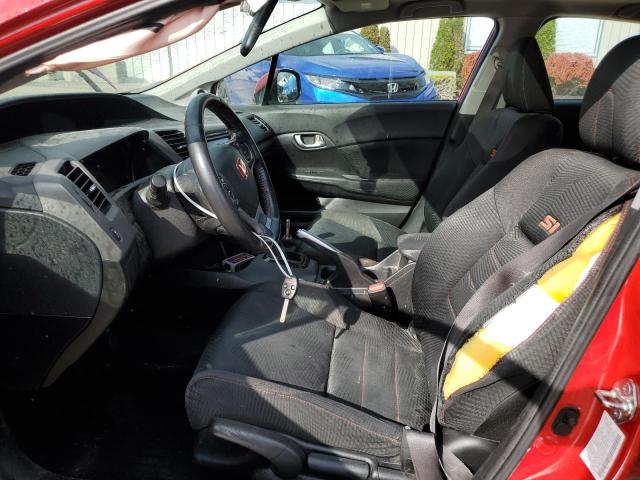 Photo 7 from auction – 2012 HONDA CIVIC SI with VIN 2HGFB6E55CH704482