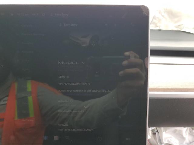 Photo 9 from auction – 2022 TESLA MODEL Y with VIN 7SAYGDEE8NF462876