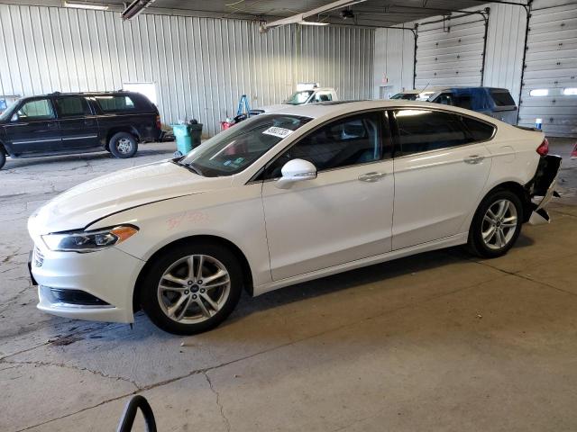 FORD FUSION SE 2018 with VIN 3FA6P0HD4JR210637 - Photo from auction