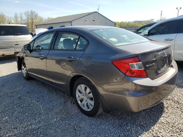 Photo 2 from auction – 2012 HONDA CIVIC LX with VIN 19XFB2F51CE361378