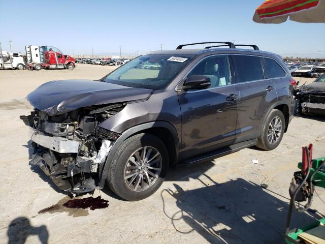 TOYOTA HIGHLANDER 2019 with VIN 5TDKZRFH4KS345144 - Photo from auction