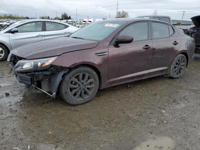 KIA OPTIMA LX 2014 with VIN 5XXGM4A73EG351237 - Photo from auction