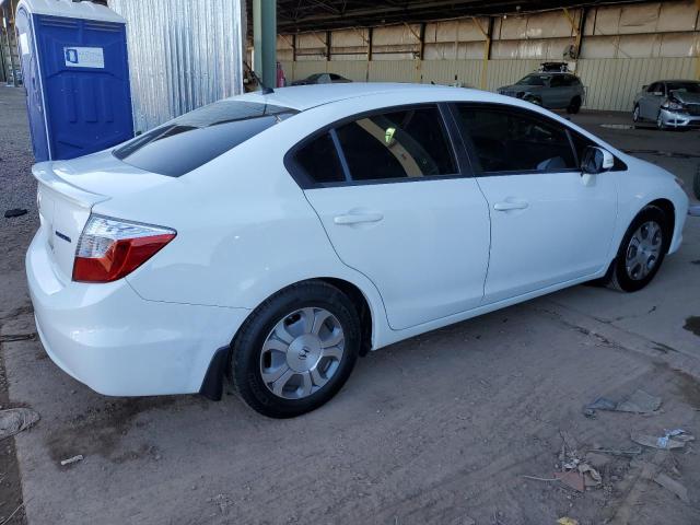 Photo 3 from auction – 2012 HONDA CIVIC HYBR with VIN JHMFB4F27CS005028