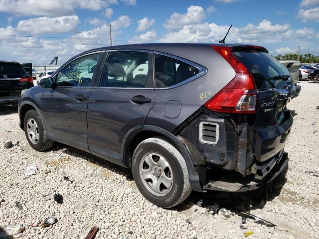 Photo 2 from auction – 2015 HONDA CR-V LX with VIN 3CZRM3H36FG702303