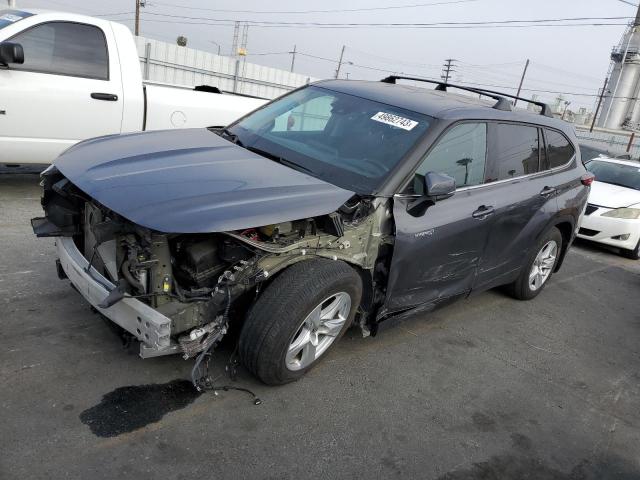 TOYOTA HIGHLANDER 2021 with VIN 5TDBBRCH6MS045844 - Photo from auction