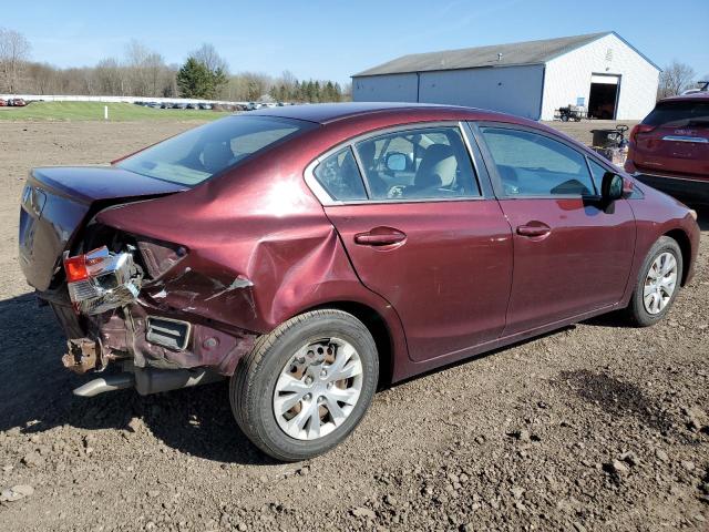 Photo 3 from auction – 2012 HONDA CIVIC LX with VIN 19XFB2F55CE043716