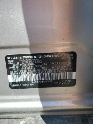 Photo 14 from auction – 2022 MITSUBISHI OUTLANDER with VIN JA4ARUAU2NU008341