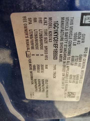 Photo 10 from auction – 2014 CHEVROLET SILVERADO with VIN 1GC1KYC81EF185503