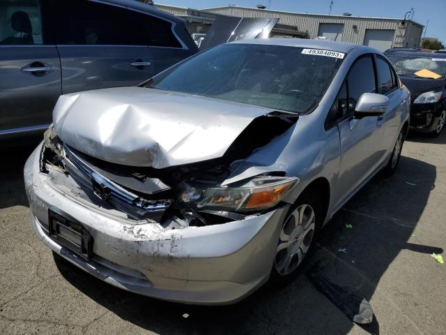 Photo 1 from auction – 2012 HONDA CIVIC HYBR with VIN JHMFB4F2XCS000440