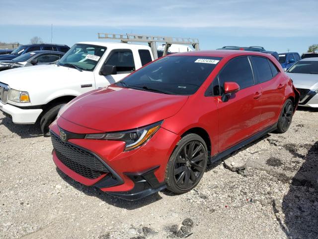 TOYOTA COROLLA SE 2021 with VIN JTND4MBE7M3105835 - Photo from auction