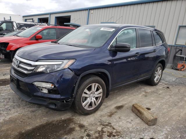Photo 1 from auction – 2018 HONDA PILOT LX with VIN 5FNYF6H10JB034895