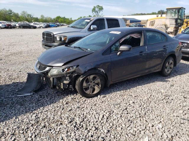 HONDA CIVIC LX 2014 with VIN 19XFB2F56EE258511 - Photo from auction