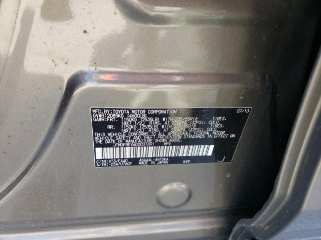 Photo 14 from auction – 2013 TOYOTA RAV4 LIMIT with VIN JTMDFREV6DD031891