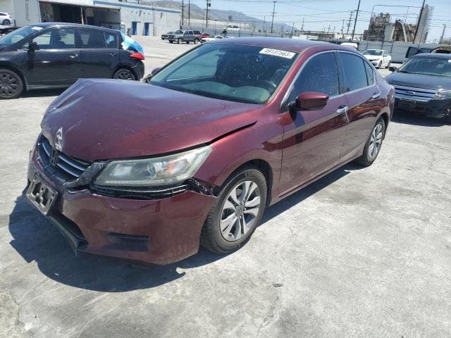 HONDA ACCORD LX 2014 with VIN 1HGCR2F32EA211557 - Photo from auction