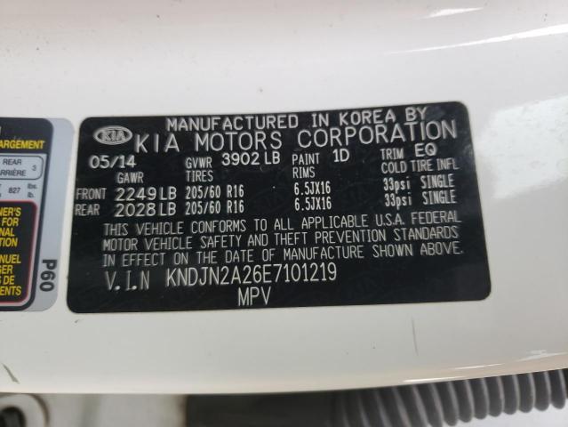 Foto 14 de la subasta – 2014 KIA SOUL con VIN KNDJN2A26E7101219