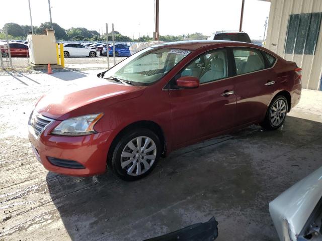 NISSAN SENTRA S 2014 with VIN 3N1AB7AP2EL611695 - Photo from auction