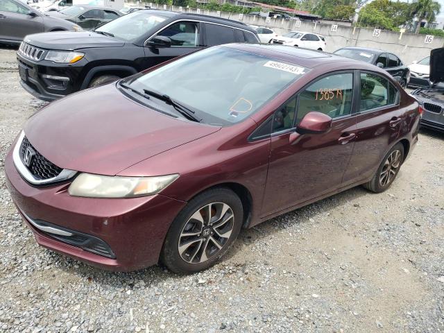 HONDA CIVIC EX 2013 z numerem VIN 19XFB2F83DE062552 - Zdjęcie z aukcji
