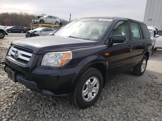 HONDA PILOT LX 2007 with VIN 5FNYF18147B032854 - Photo from auction