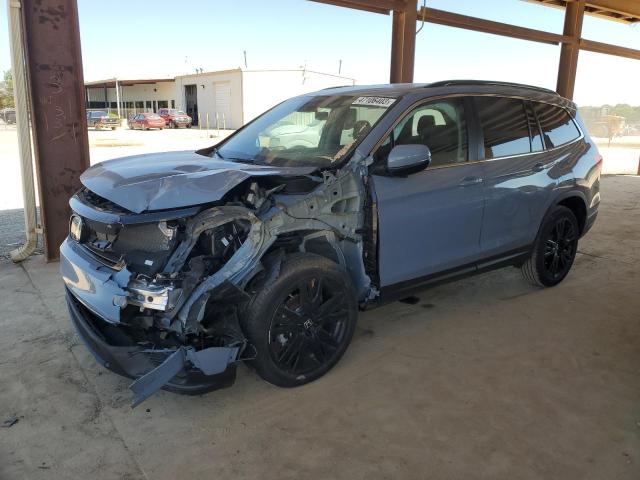 HONDA PILOT SE 2022 with VIN 5FNYF5H2XNB025999 - Photo from auction