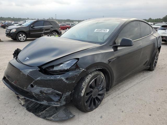 TESLA MODEL Y 2022 with VIN 7SAYGDEF6NF343037 - Photo from auction
