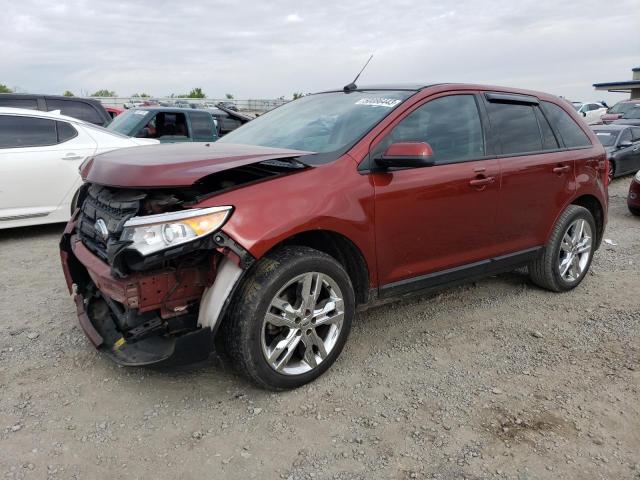 FORD EDGE SEL 2014 with VIN 2FMDK3JC6EBA16890 - Photo from auction