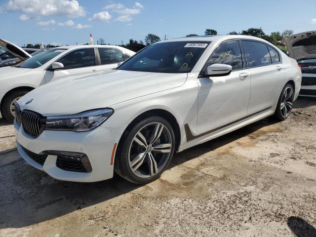 BMW 740 I 2018 with VIN WBA7E2C52JB216339 - Photo from auction