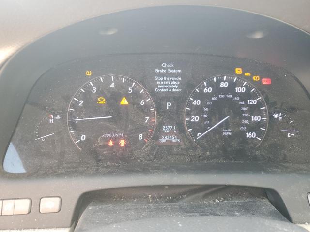 Photo 9 from auction – 2007 LEXUS LS 460 with VIN JTHBL46F275012245