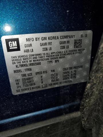 Photo 14 from auction – 2021 CHEVROLET TRAILBLAZE with VIN KL79MNSL1MB025660