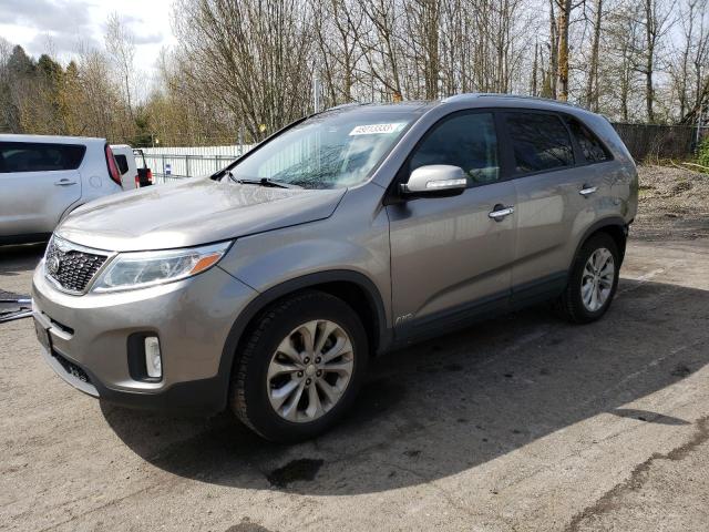 KIA SORENTO EX 2015 with VIN 5XYKUDA73FG597065 - Photo from auction