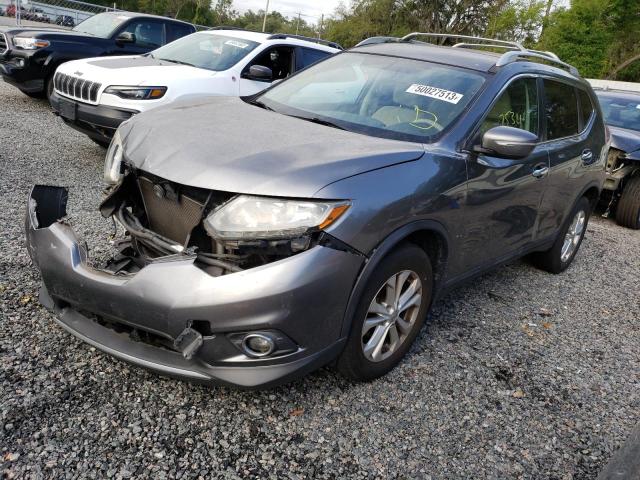 NISSAN ROGUE S 2015 with VIN 5N1AT2MV2FC840166 - Photo from auction
