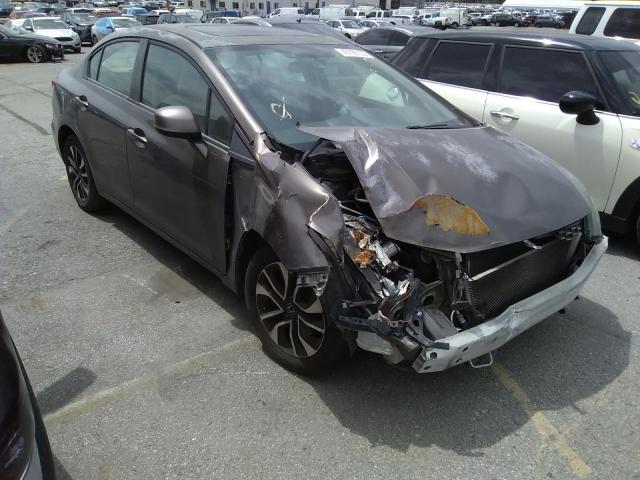HONDA CIVIC EX 2013 with VIN 2HGFB2F8XDH506208 - Photo from auction
