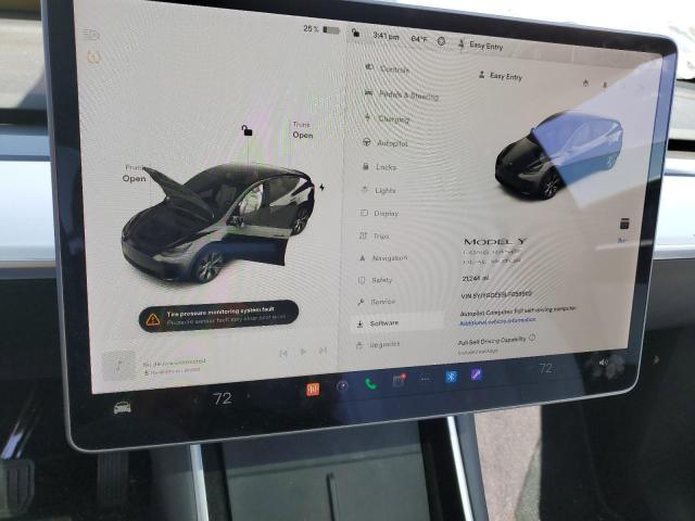 Photo 9 from auction – 2020 TESLA MODEL Y with VIN 5YJYGDEE3LF059902