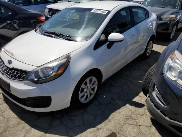 KIA RIO LX 2012 with VIN KNADM4A38C6070933 - Photo from auction
