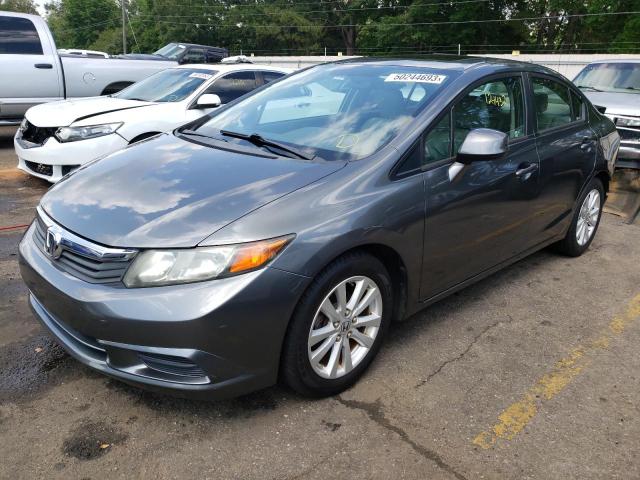 HONDA CIVIC EXL 2012 with VIN 19XFB2F98CE001043 - Photo from auction