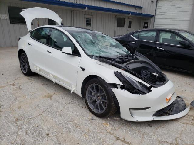 Photo 4 from auction – 2022 TESLA MODEL 3 with VIN 5YJ3E1EBXNF287547