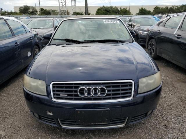Photo 5 from auction – 2004 AUDI A4 3.0 CAB with VIN WAUAT48HX4K005520