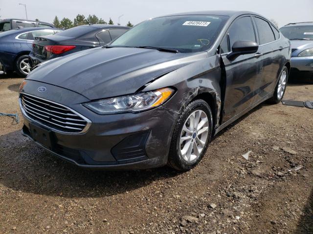 FORD FUSION SE 2020 with VIN 3FA6P0HD5LR222055 - Photo from auction
