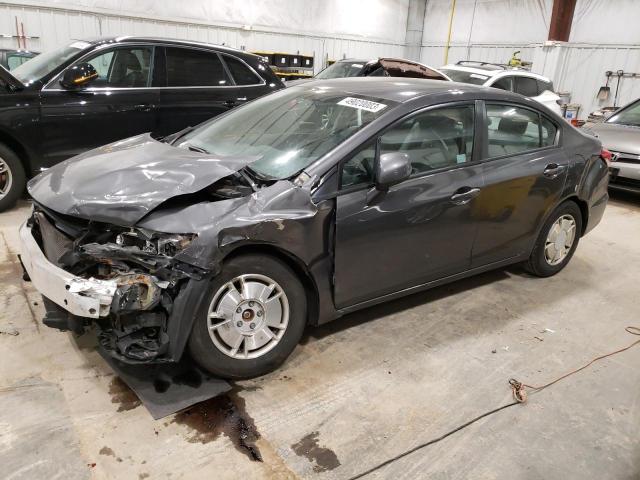 Photo 1 from auction – 2013 HONDA CIVIC HF with VIN 2HGFB2F68DH529050