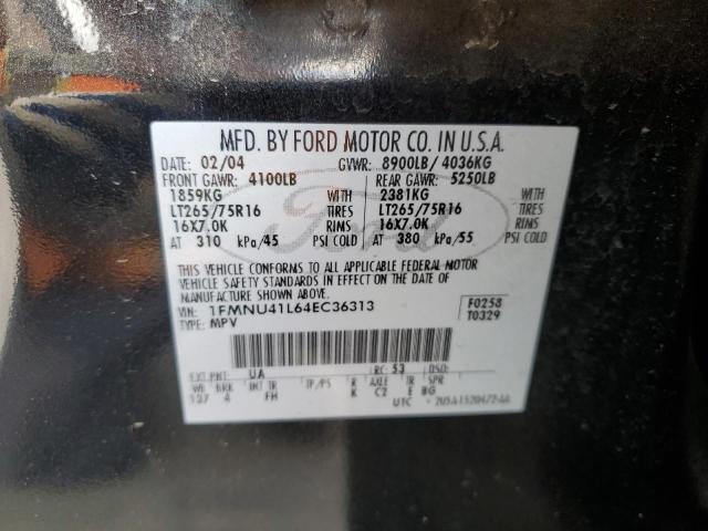 Photo 14 from auction – 2004 FORD EXCURSION with VIN 1FMNU41L64EC36313