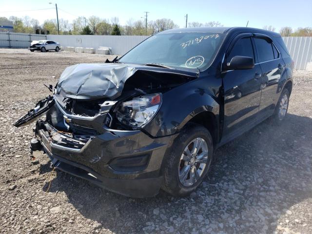 CHEVROLET EQUINOX LS 2017 with VIN 2GNALBEK4H1523529 - Photo from auction