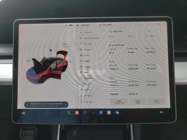 Photo 9 from auction – 2020 TESLA MODEL 3 with VIN 5YJ3E1EB7LF801609
