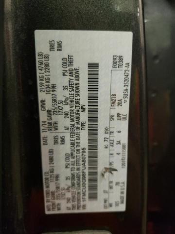 Photo 14 from auction – 2015 FORD ESCAPE SE with VIN 1FMCU0G98FUA80795