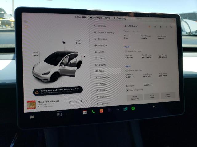 Photo 9 from auction – 2022 TESLA MODEL Y with VIN 7SAYGDEE0NF359208