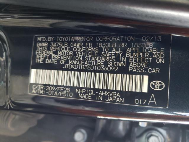 Photo 14 from auction – 2013 TOYOTA PRIUS C with VIN JTDKDTB36D1036099