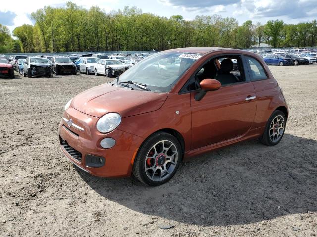 FIAT 500 SPORT 2015 with VIN 3C3CFFBR0FT545528 - Photo from auction
