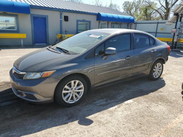 HONDA CIVIC EX 2012 with VIN 2HGFB2F8XCH510029 - Photo from auction