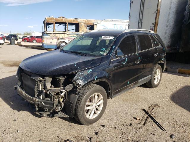 KIA SORENTO LX 2014 with VIN 5XYKT4A79EG472346 - Photo from auction